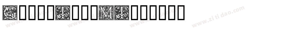 GoudyTextMT字体转换