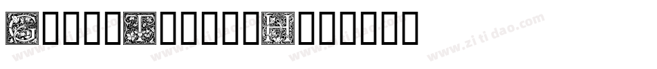 GoudyThirtyH字体转换