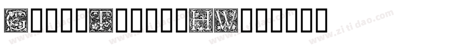 GoudyThirtyHW字体转换