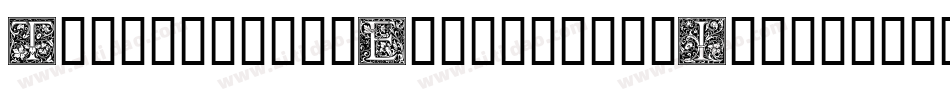 ToskanischeEgyptienneInitialen字体转换