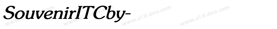 SouvenirITCby字体转换