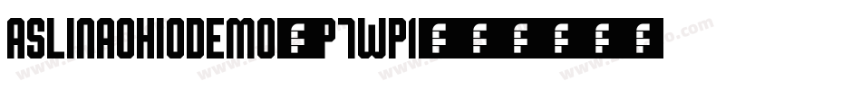 AslinaOhioDemo-p7wP1字体转换