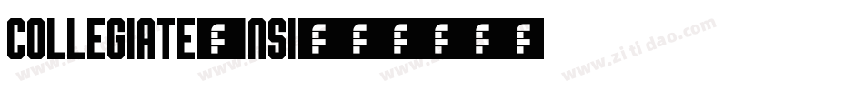 Collegiate-Insi字体转换