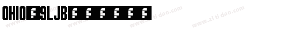 Ohio-9LJB字体转换