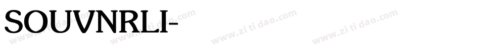 SOUVNRLI字体转换