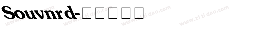 Souvnrd字体转换