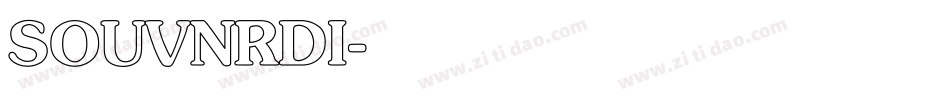 SOUVNRDI字体转换
