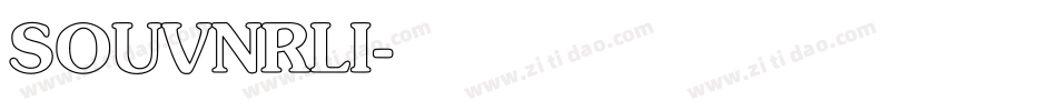 SOUVNRLI字体转换