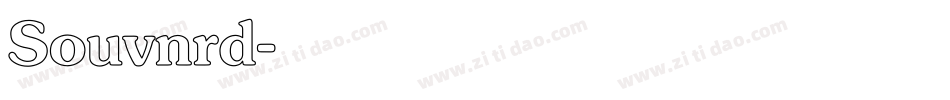 Souvnrd字体转换