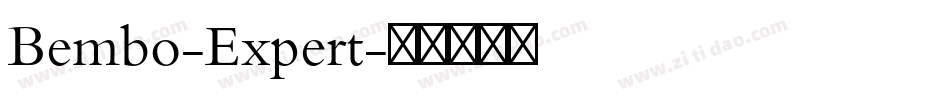 Bembo-Expert字体转换