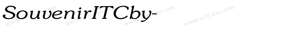 SouvenirITCby字体转换
