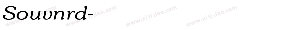 Souvnrd字体转换