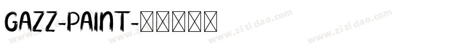 Gazz-Paint字体转换