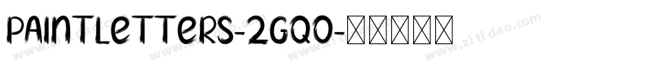 PaintLetters-2gqo字体转换
