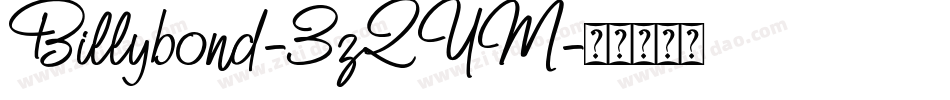 Billybond-3zZYM字体转换