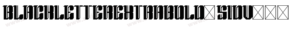 BlackletterExtrabold-51DV字体转换