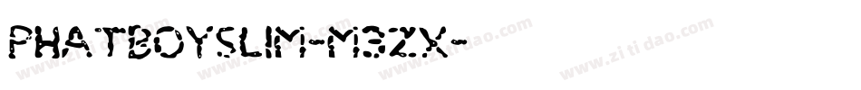 Phatboyslim-M3zx字体转换