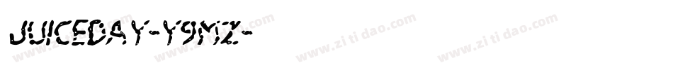 JuiceDay-y9MZ字体转换