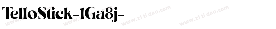 TelloStick-1Ga8j字体转换
