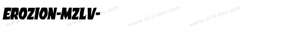 Erozion-MZLv字体转换