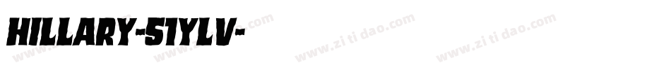 Hillary-51yLv字体转换