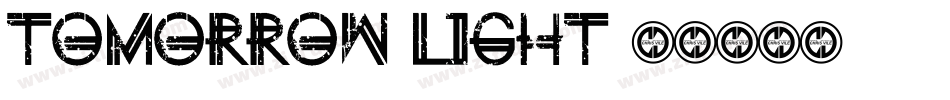 Tomorrow-Light字体转换