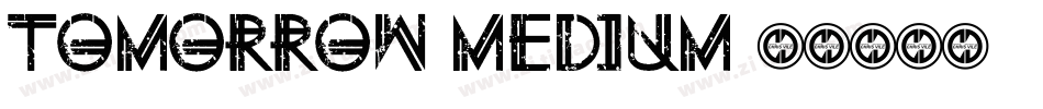 Tomorrow-Medium字体转换