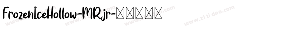 FrozenIceHollow-MRjr字体转换