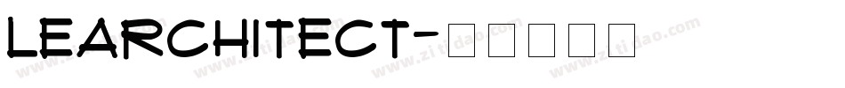 LeArchitect字体转换