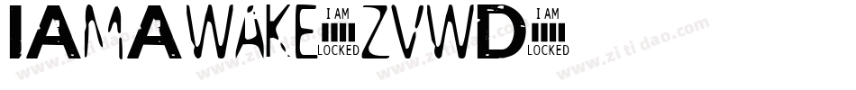 IAmAwake-zvwD字体转换