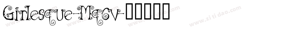 Girlesque-Mq6v字体转换