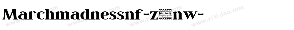 Marchmadnessnf-z0nw字体转换