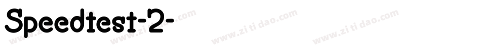 Speedtest-2字体转换