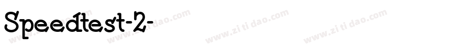Speedtest-2字体转换