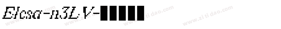 Elcsa-n3LV字体转换