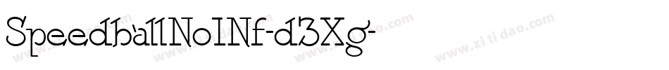 SpeedballNo1Nf-d3Xg字体转换