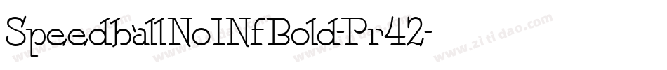 SpeedballNo1NfBold-Pr42字体转换