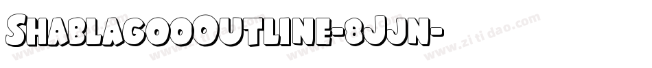 ShablagooOutline-8Jjn字体转换