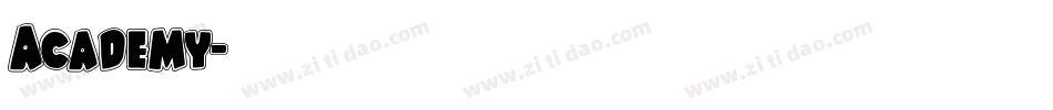 Academy字体转换