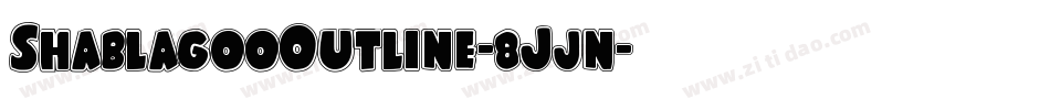 ShablagooOutline-8Jjn字体转换