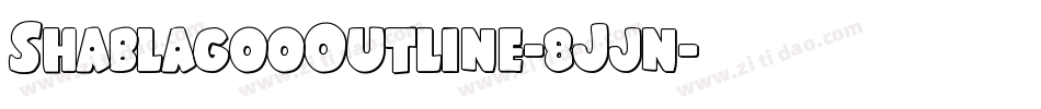 ShablagooOutline-8Jjn字体转换