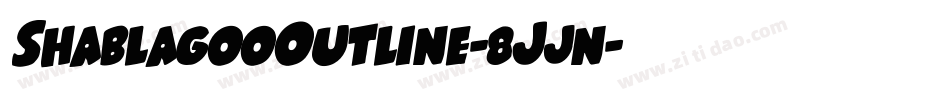 ShablagooOutline-8Jjn字体转换