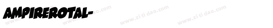 ampirerotal字体转换