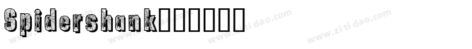 Spidershank字体转换