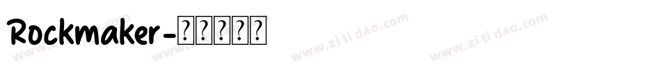 Rockmaker字体转换