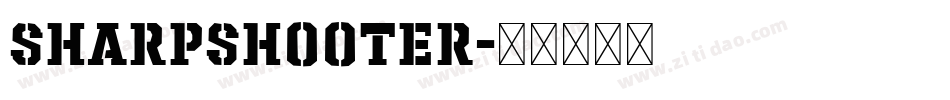 sharpshooter字体转换