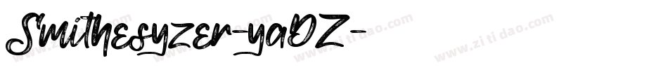 Smithesyzer-yaDZ字体转换