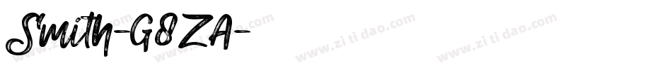 Smith-G8ZA字体转换
