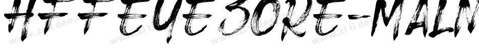 HffEyeSore-MaLn字体转换