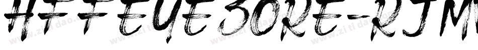 HffEyeSore-RjmW字体转换